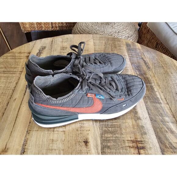 Nike Waffle One Toasty Men's Size 10 US DC8890-200 Green White Athletic Shoes - Picture 3 of 14